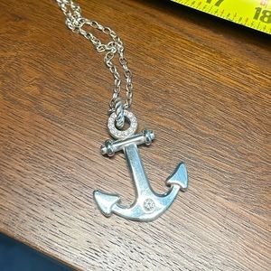 Brighton sterling silver anchor neckless